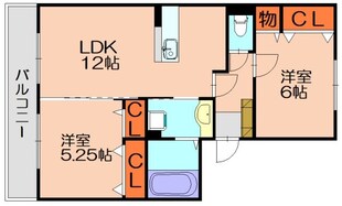 リベルテ空港東の物件間取画像